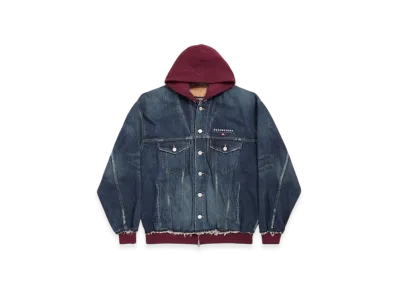 BALENCIAGA Patched Denim Jacket "Denim"