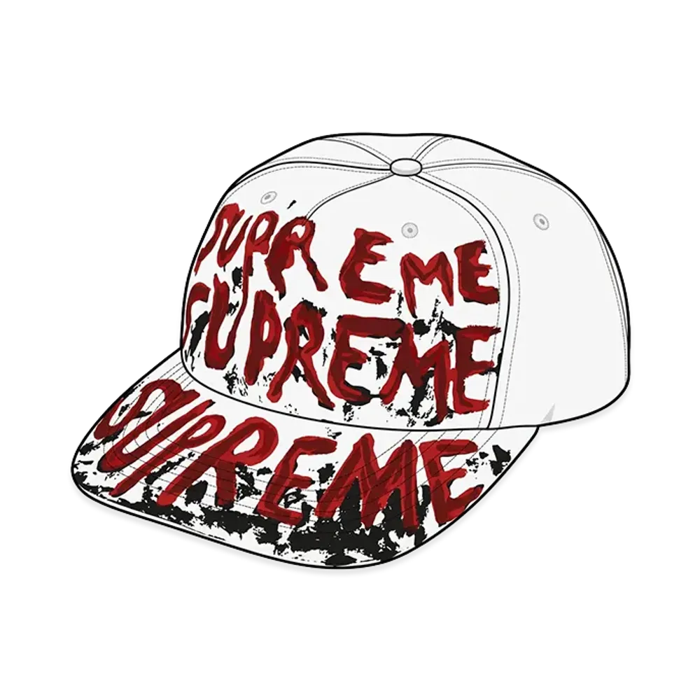 Supreme Painted 5-Panel "White"