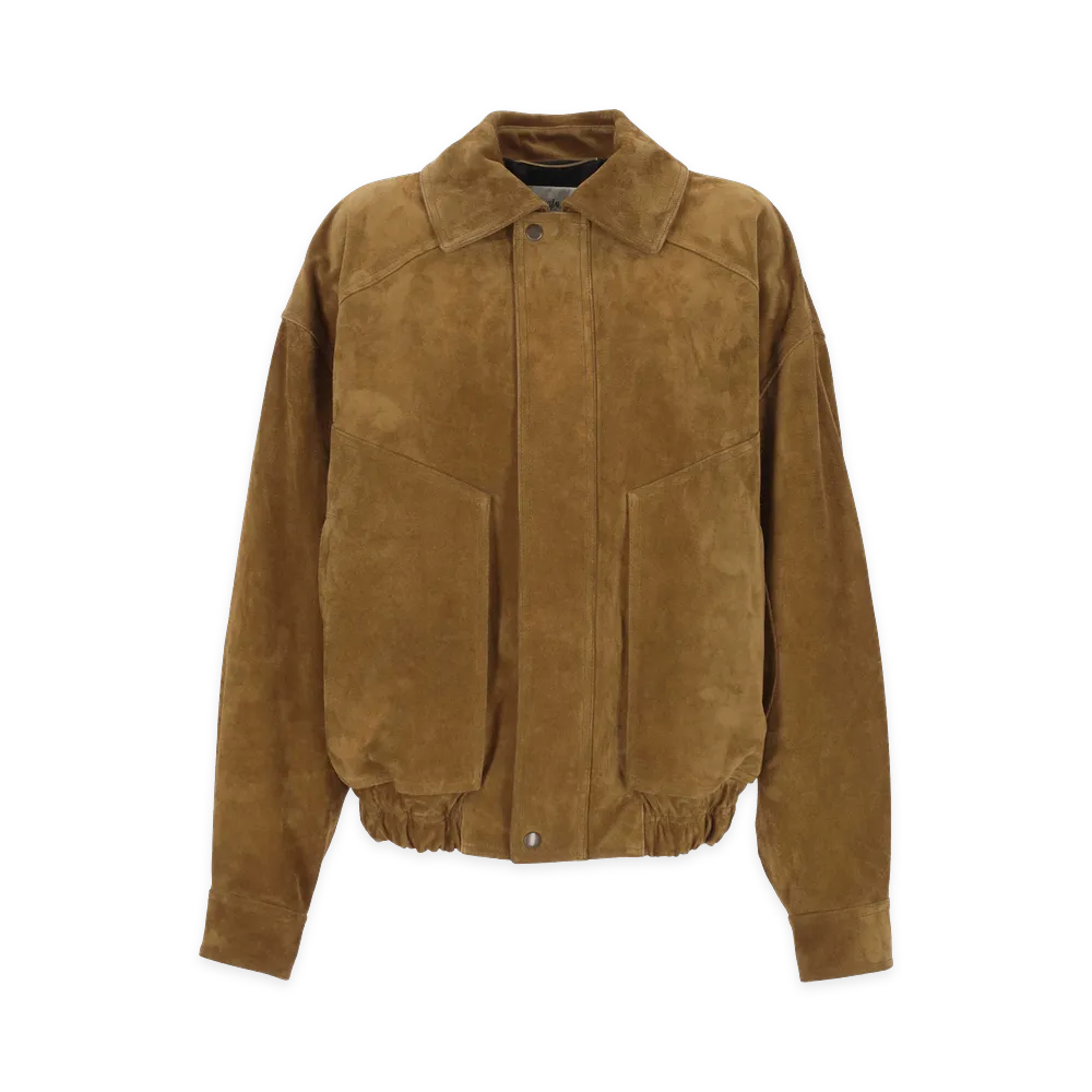 Saint Laurent Women's Jackets "Brun Cerf"