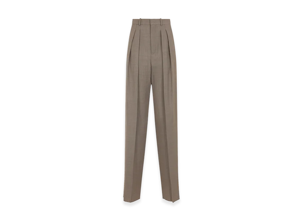 Saint Laurent Women's Pantalon Version Dro "Beige"
