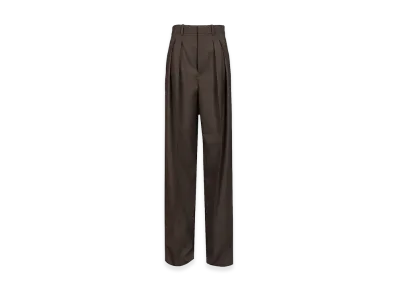 Saint Laurent Women's Pantalon Version Dro "Brown"