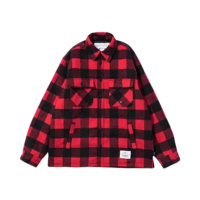POLeR Insulated Wool Overshirt Jacket "Red"