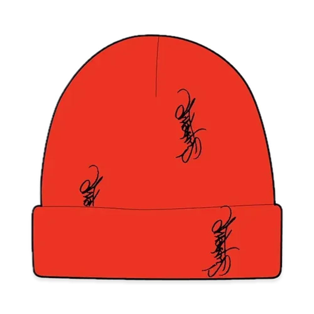 Supreme Tag Beanie "Bright Orange"