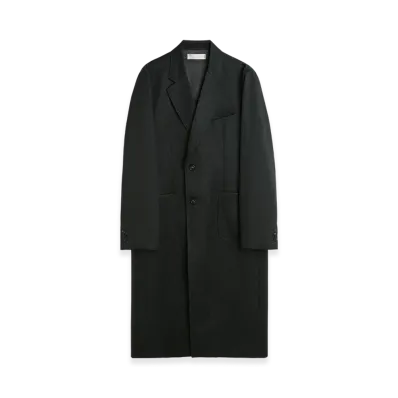 OUR LEGACY Robe Overcoat "Premium Charcoal Office Wool"