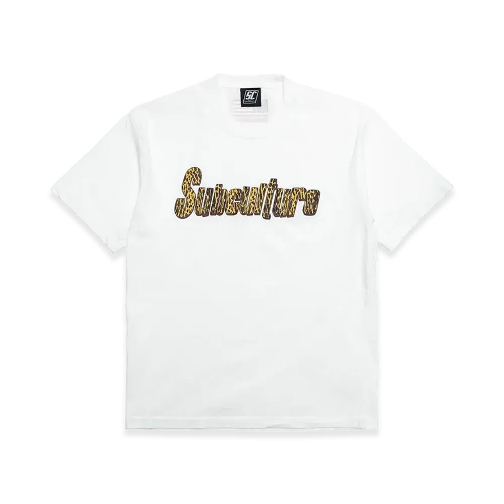 SubCulture Type-Cbody Leopard T-Shirt "White"