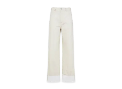 Bottega Veneta Women's Denim Pants "White"