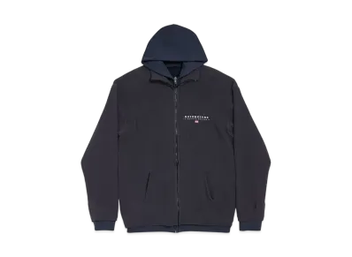 BALENCIAGA Men's Hybrid Zip-Up Cardigan "Black"