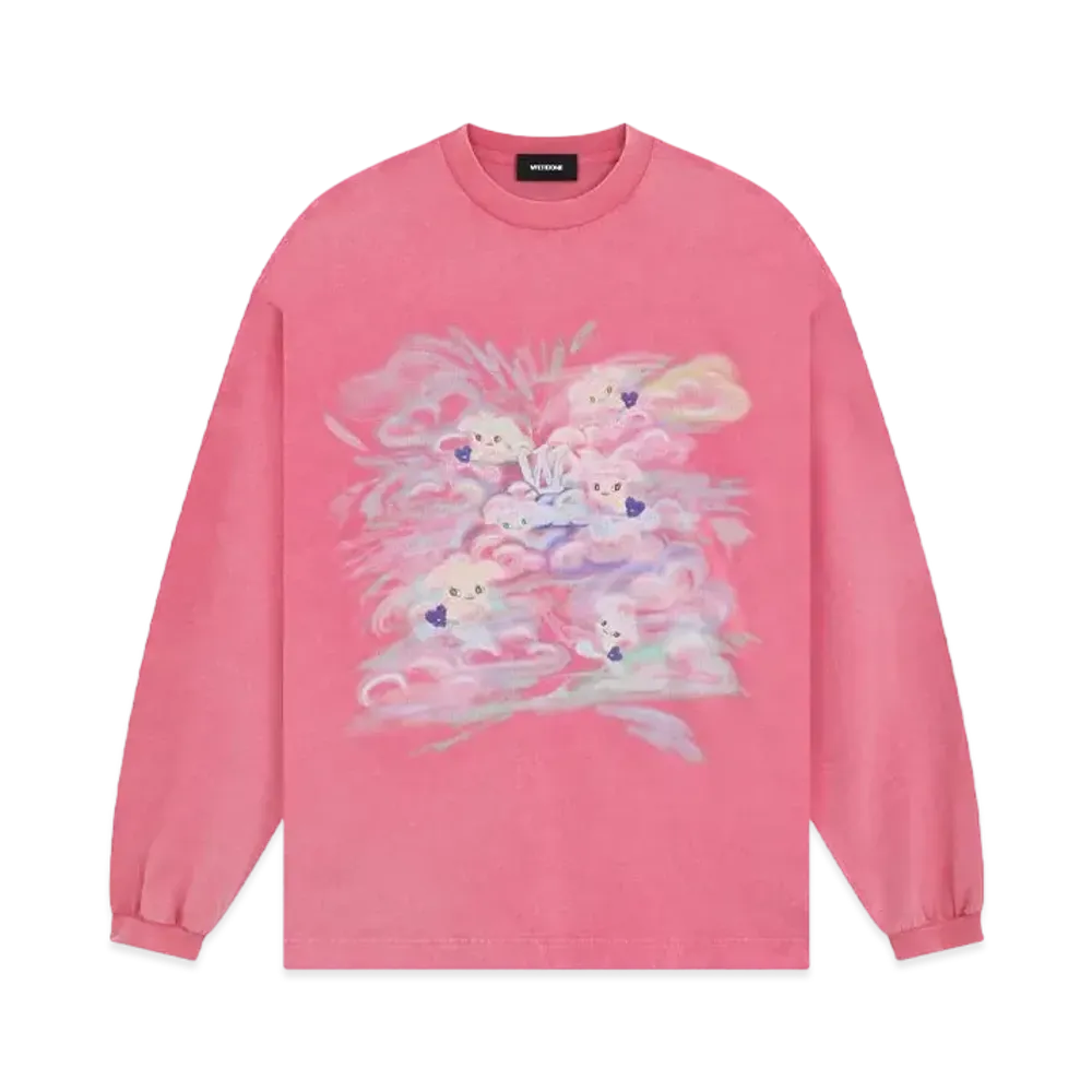 WE11DONE Printed T-shirt "Pink"