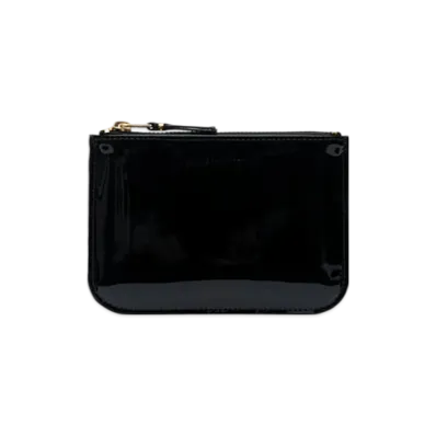 COMME des GARCONS Wallet Glossy Print-K181 "Blackxpolka Dot"