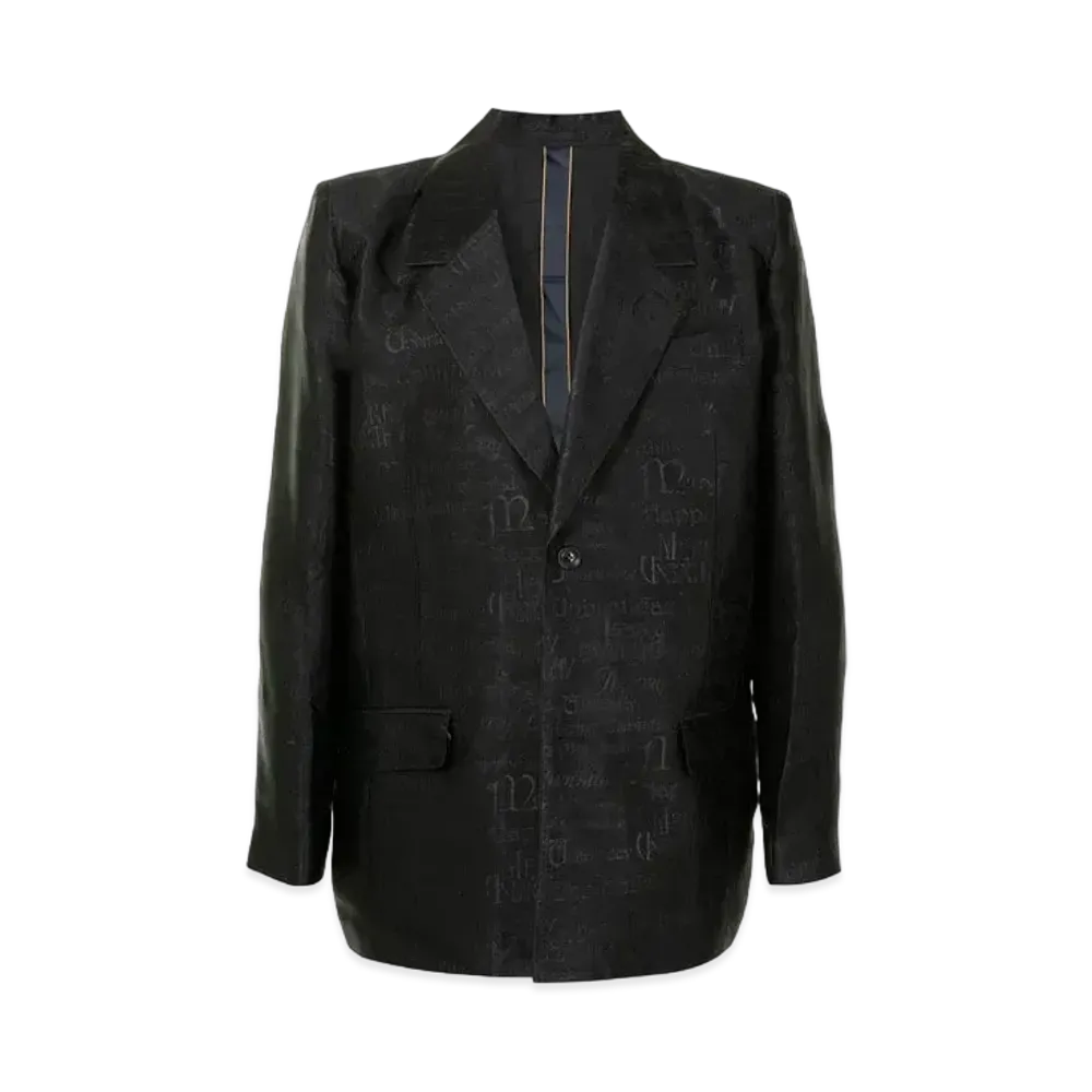 doublet Jacquard Single Jacket "Black"