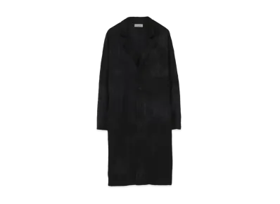 Yohji Yamamoto Pour Homme CHECK JQ SPECKLED DYE BIG CARDIGAN "Gray"