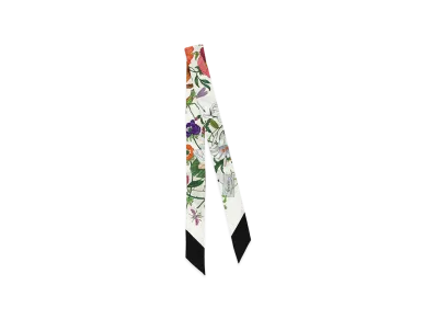 GUCCI Women's 'Flora' Scarf "White"