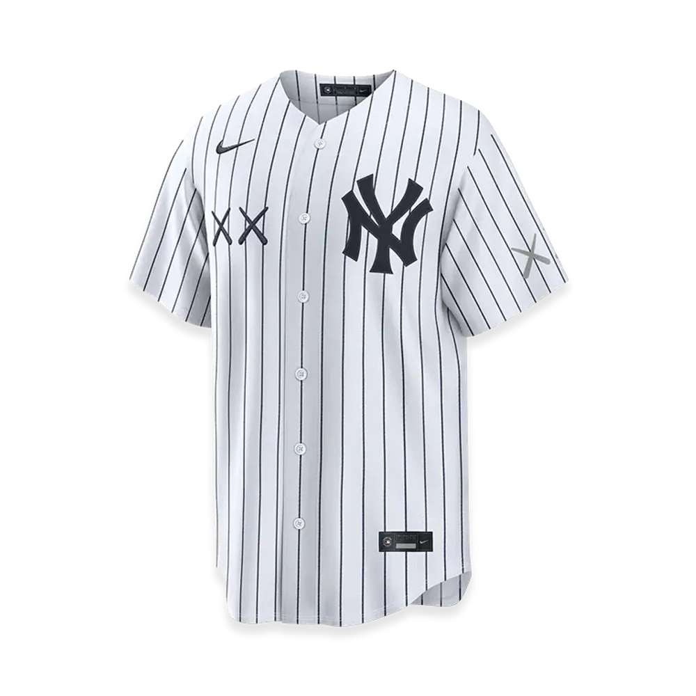 MLB x KAWS x Nike Stadium Jersey New York Yankees "White/Navy"