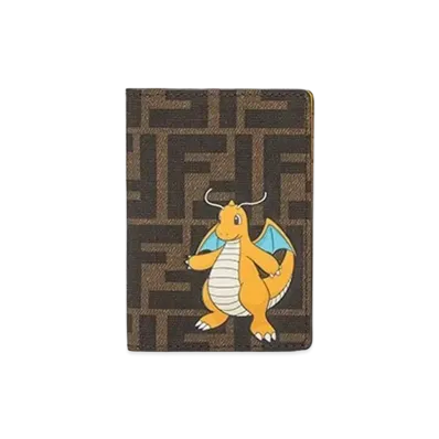Pokemon x Fragment x FENDI Dragonite Card Case FF Fabric Isetan Shinjuku Store Men's Building 1F The Stage Limited "Brown"