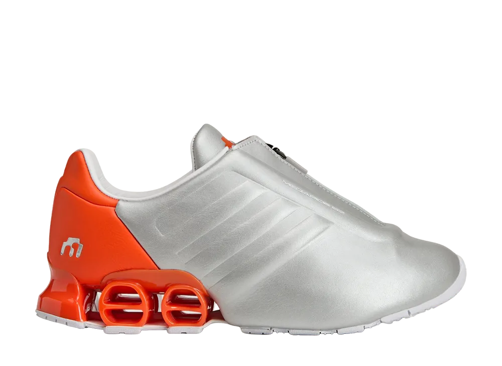 Miaou × adidas Megaride S2 "Silver Metallic/Semi Impact Orange"