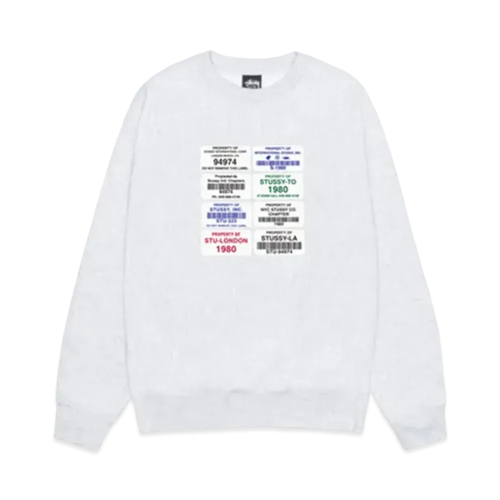 Stussy Codes Crew "Ash Heather"