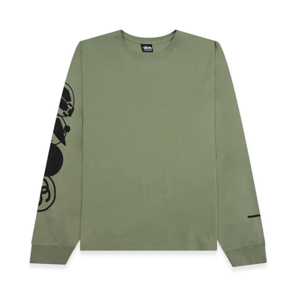 Stussy Stacked Pigment Dyed LS Tee "Artichoke"