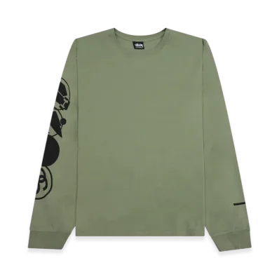 Stussy Stacked Pigment Dyed LS Tee "Artichoke"