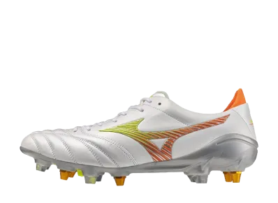 Mizuno Morelia Neo 5 Japan Mix "Super White Pearl/Yellow/Orange"