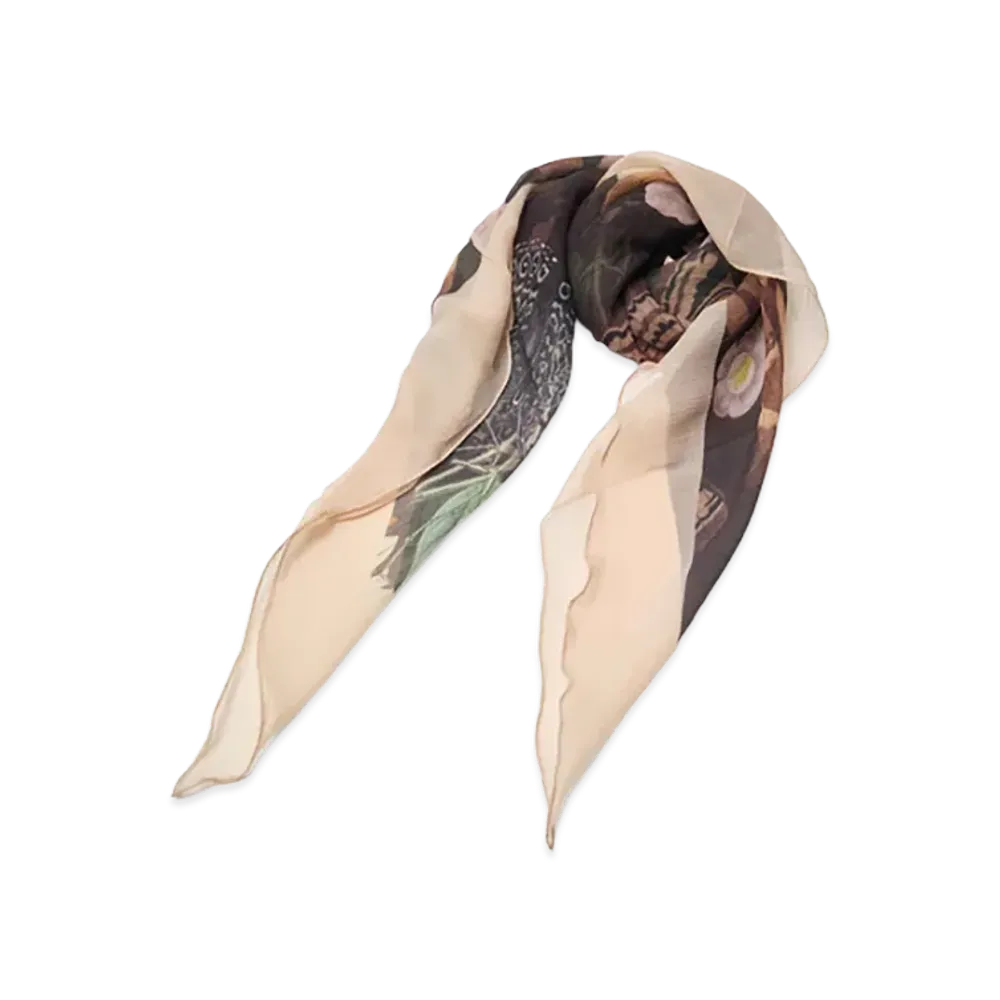 UNDERCOVER Silk Scarf "Black Base"