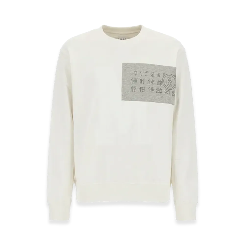 MM6 Maison Margiela Sweatshirt With Logo "White"