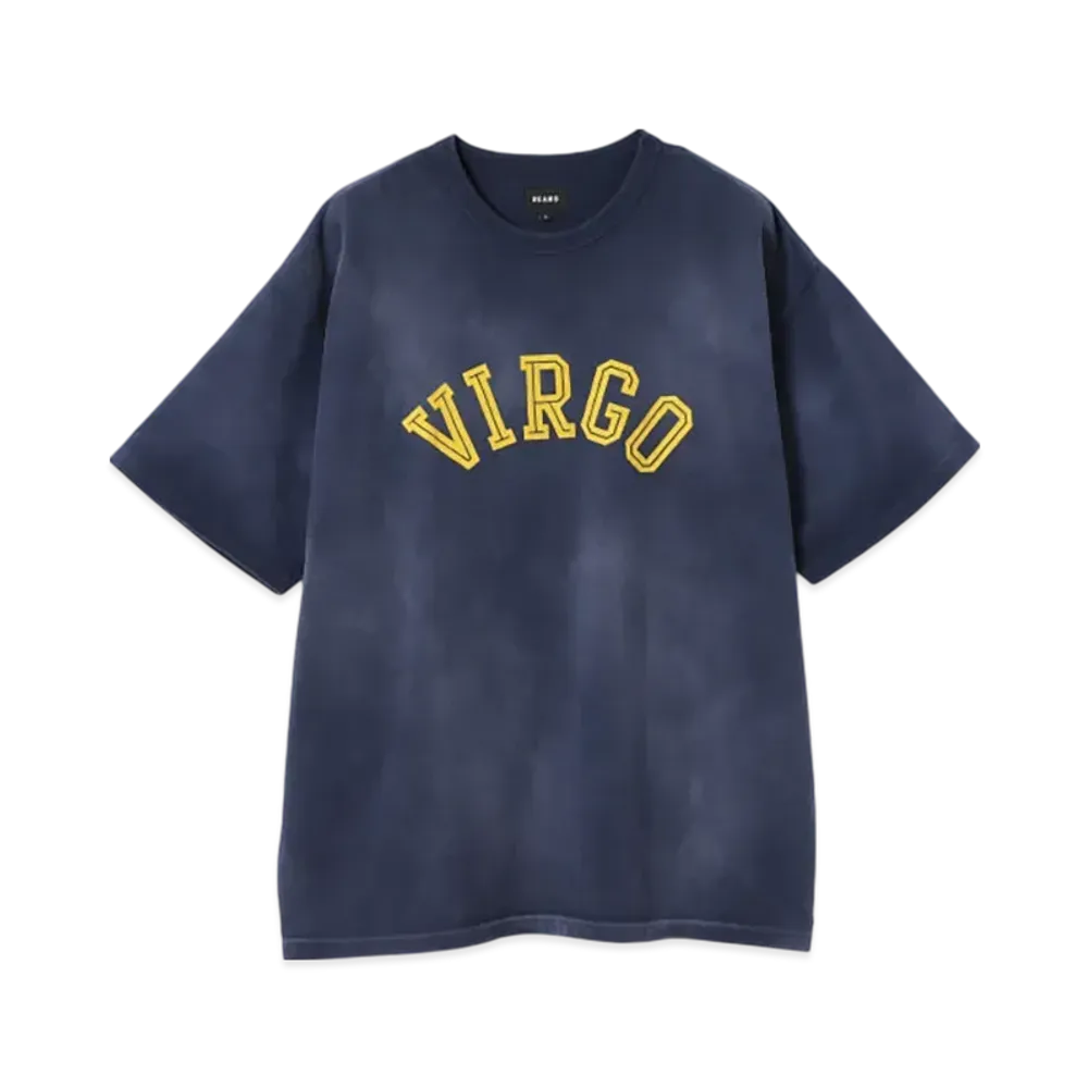 BEAMS Fade College T-Shirt "Navy"