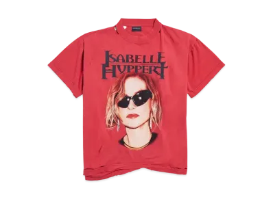 BALENCIAGA Isabelle Boxy T-Shirt "Faded Red"