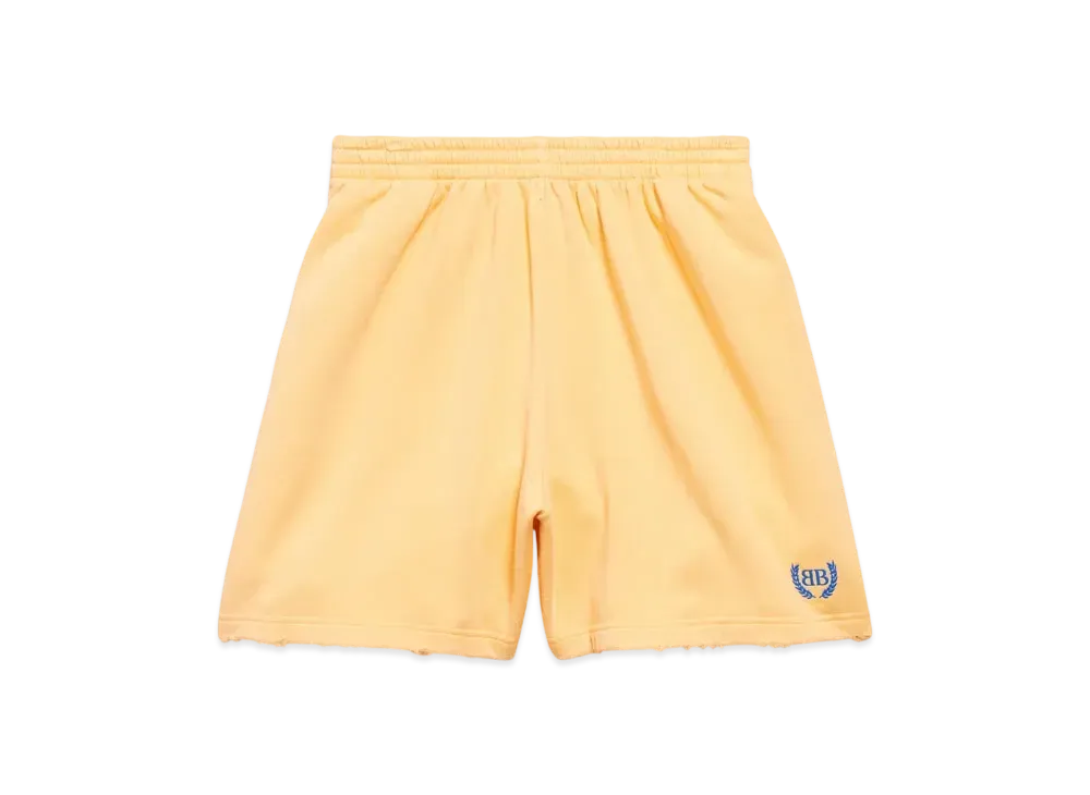 BALENCIAGA Women's Laurel Classic Sweat Shorts "Yellow"