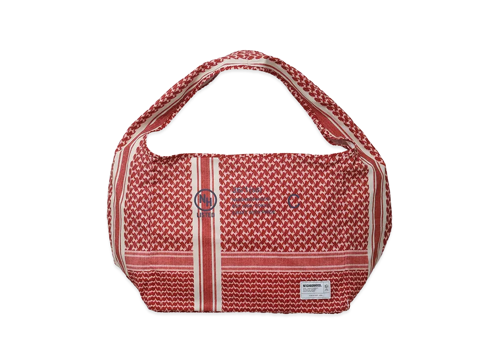 NEIGHBORHOOD Shemagh Newspaper Bag "Red"