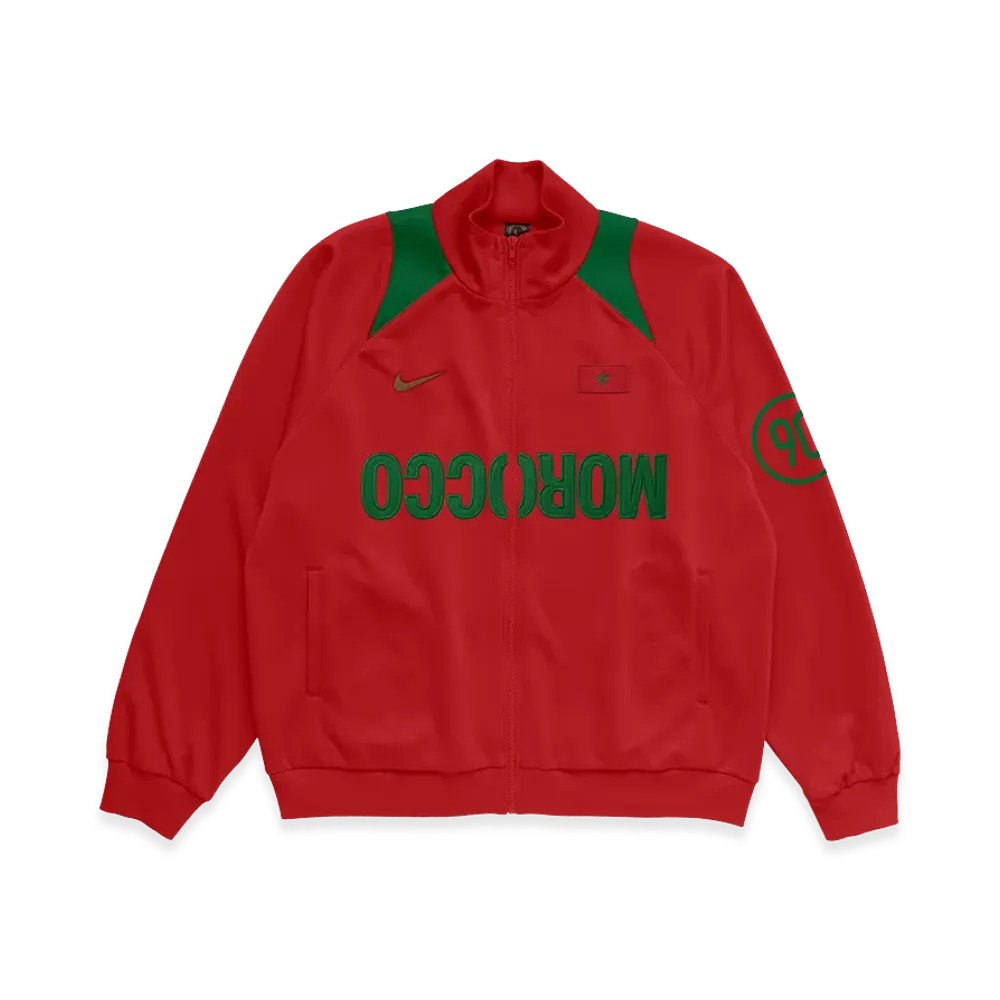 Travis Scott Cactus Jack x Nike Morocco Total 90 Anthem Jacket "Red"