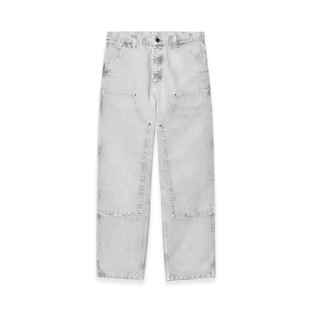 Carhartt WIP Double Knee Pant "Black (chalk wash)"