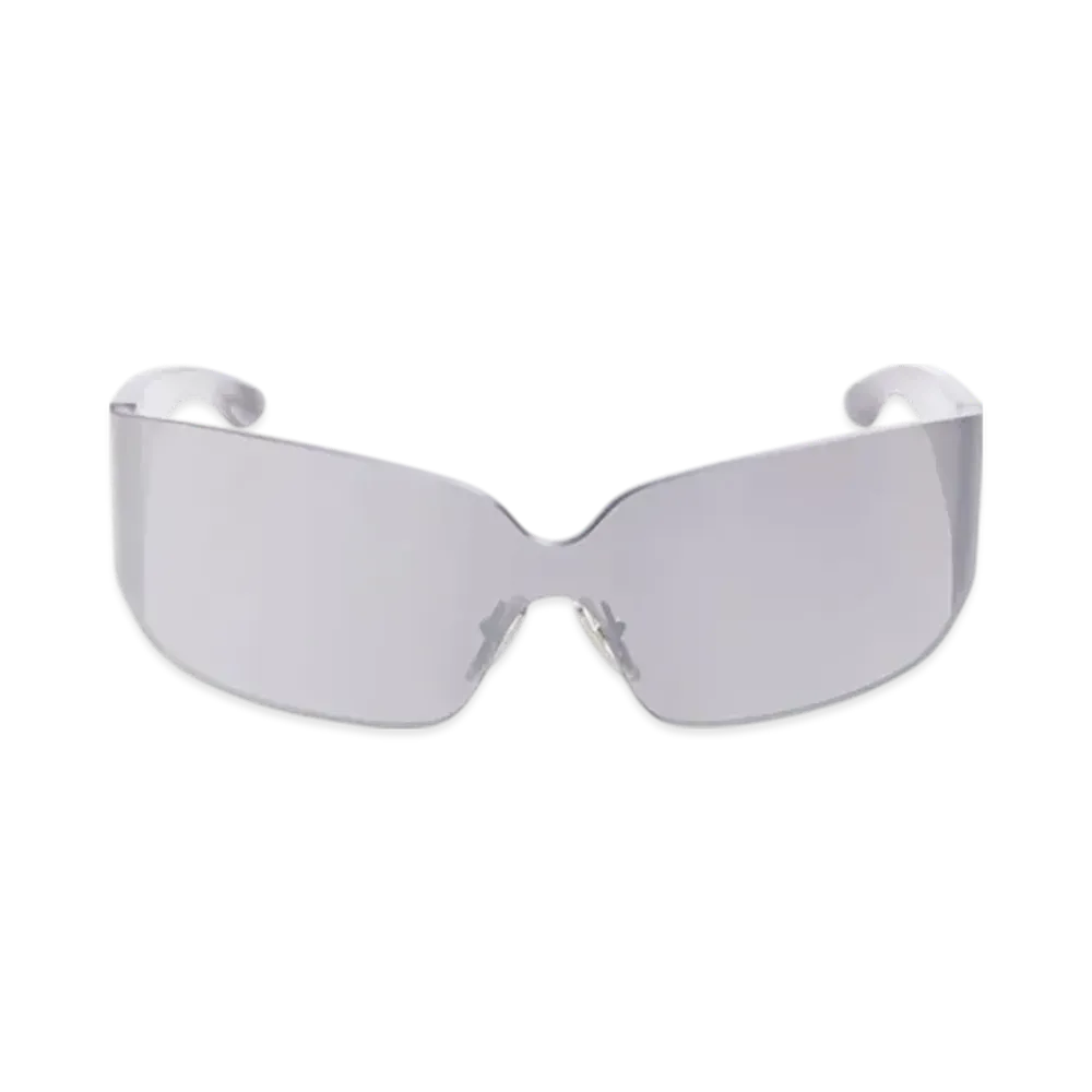 BALENCIAGA Mono Square Sunglasses "Silver"