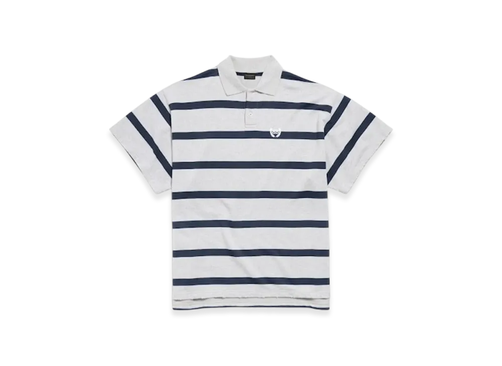 BALENCIAGA Laurel Classic Oversized Polo "White"
