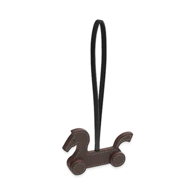 Hermes Cheval A Roulettes Charm "Ebene/Terre/Noir"