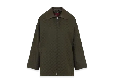 GUCCI Women's GG Cotton Jacket "Green"