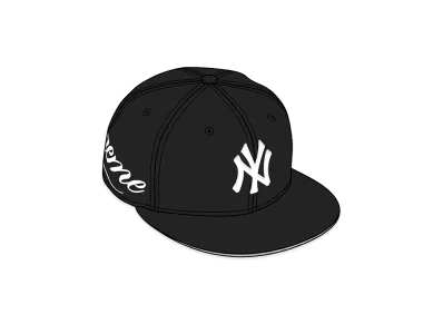 Supreme x New York Yankees New Era "Black"