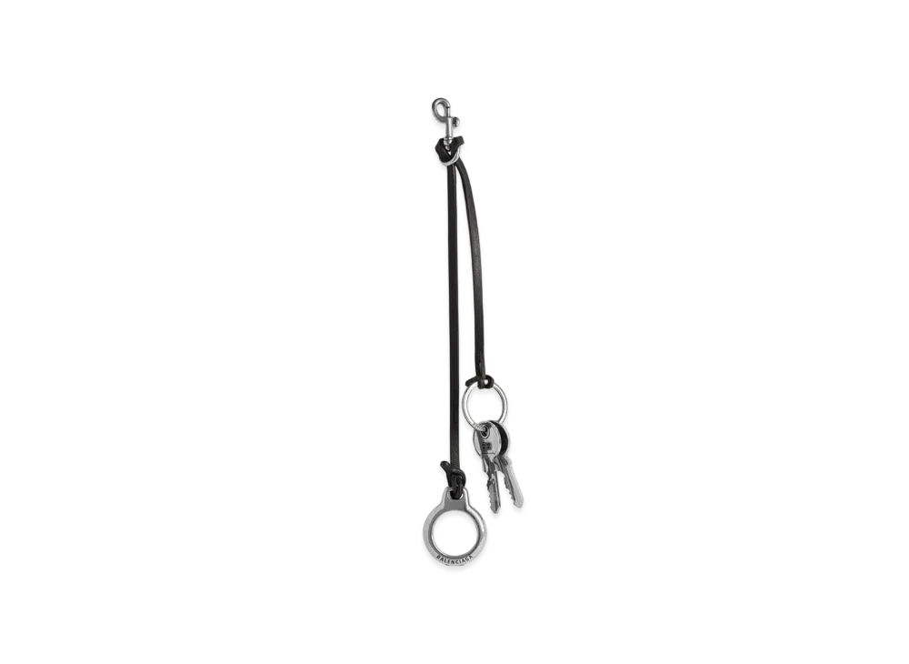 BALENCIAGA Charm/Keychain Subway Compatible AirTag Keys "Black"