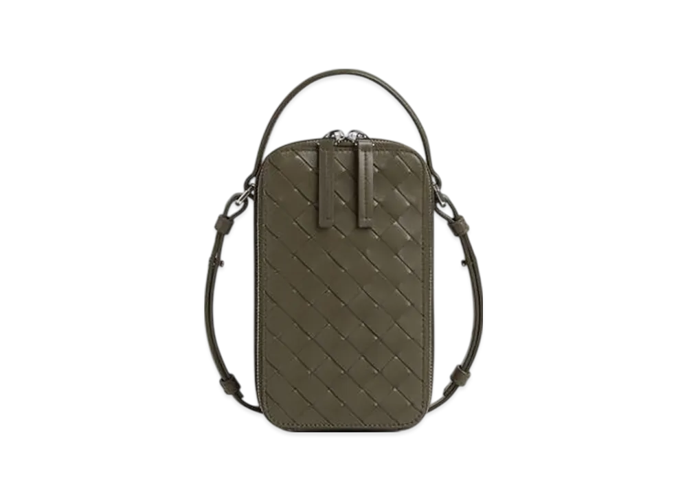 Bottega Veneta Getaway Phone Pouch "Cypress"