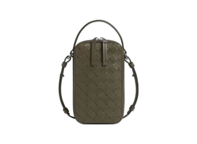 Bottega Veneta Getaway Phone Pouch "Cypress"