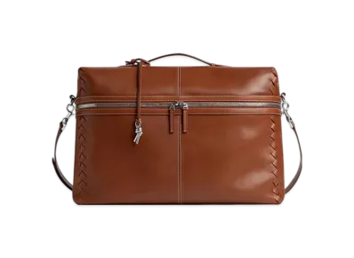 Bottega Veneta Bang Bang Weekender "Light Wood/Natural"