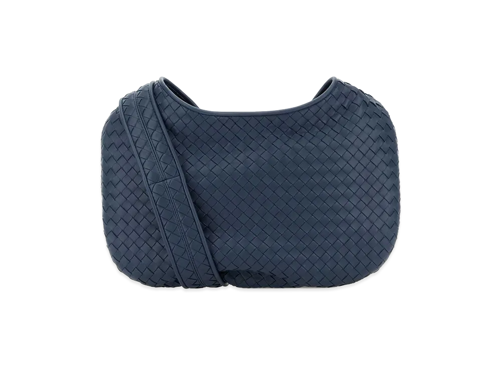 Bottega Veneta Air Force Blue Nappa Leather Veneto Crossbody Bag "Blue"