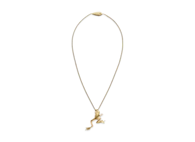 Bottega Veneta Rana Necklace "Yellow Gold"