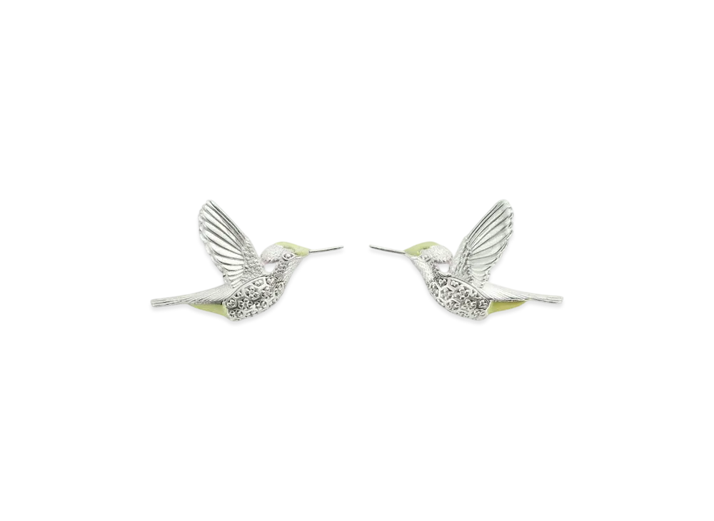 Bottega Veneta Colibri Earrings "White/Pineapple"