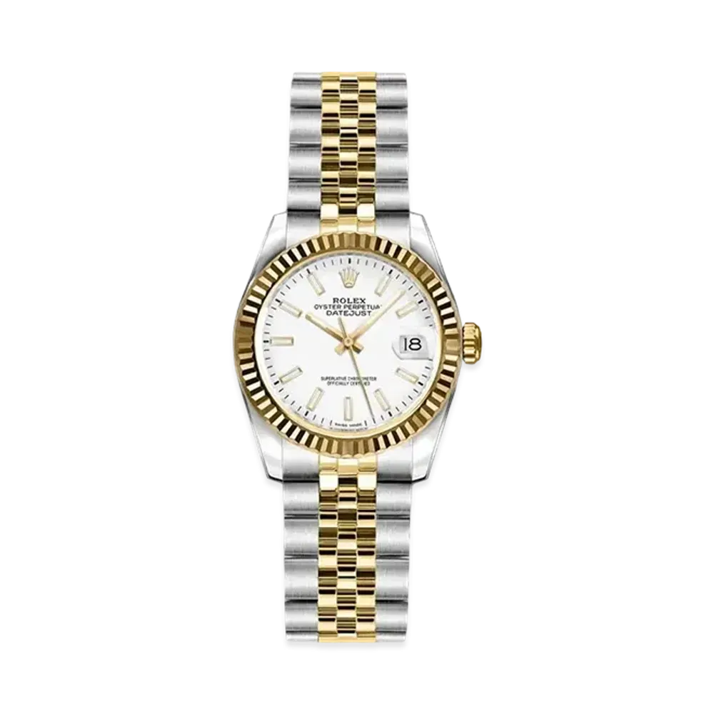 ROLEX Lady-Datejust "White/Stainless Steel/Yellow Gold"