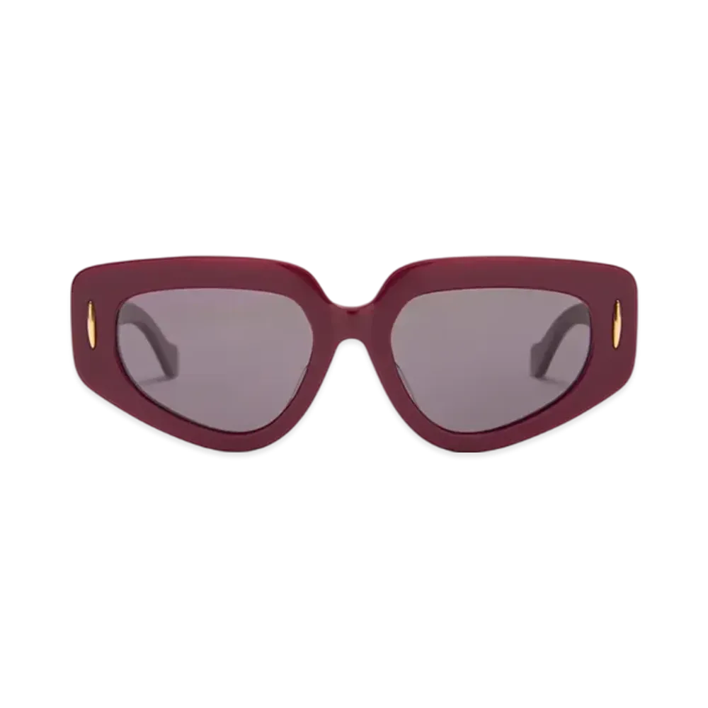 LOEWE Butterfly Screen Sunglasses Small "Burgundy"