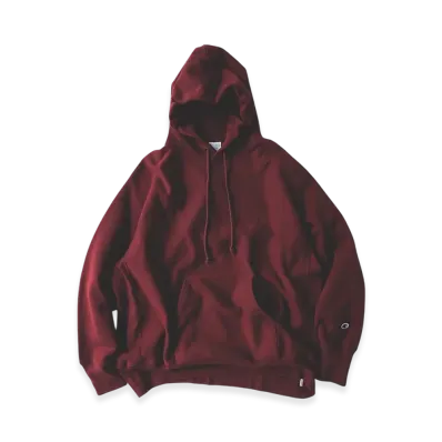 BEAMS x Champion x MIN-NANO Reverse Weave Sweat Hoodie "Burgundy"