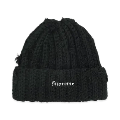 Supreme Hand Tied Beanie "Black"