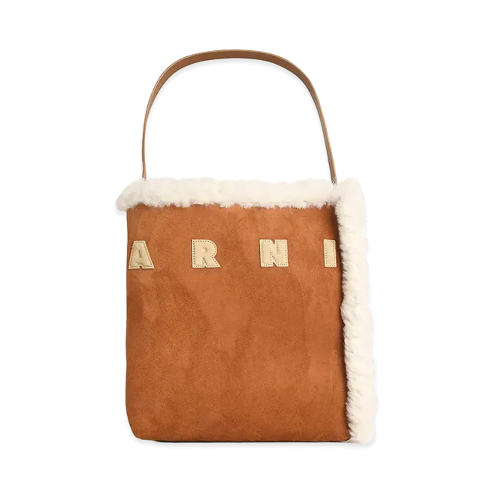 MARNI Women's "Museum" Shoulder Bag "Brown"