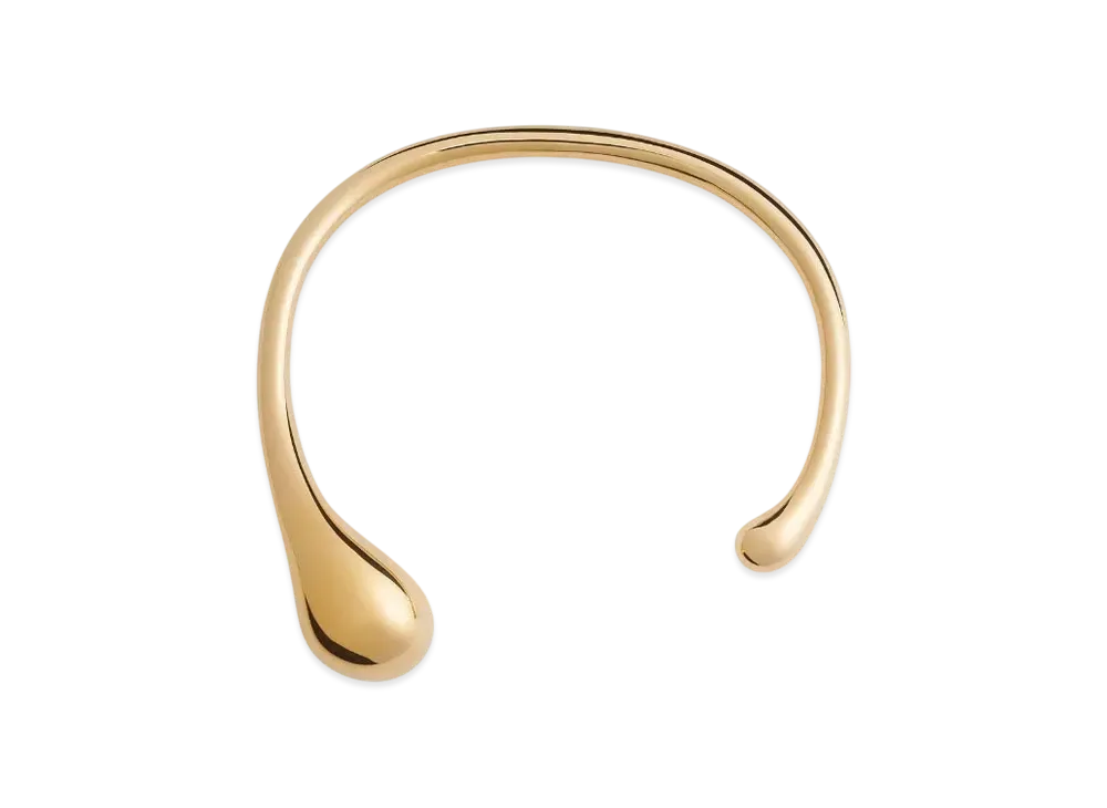 Bottega Veneta Drop Necklace "Yellow Gold"