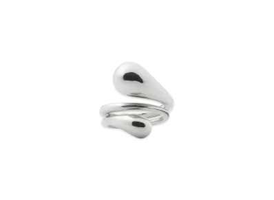 Bottega Veneta Drop Ring "Silver"